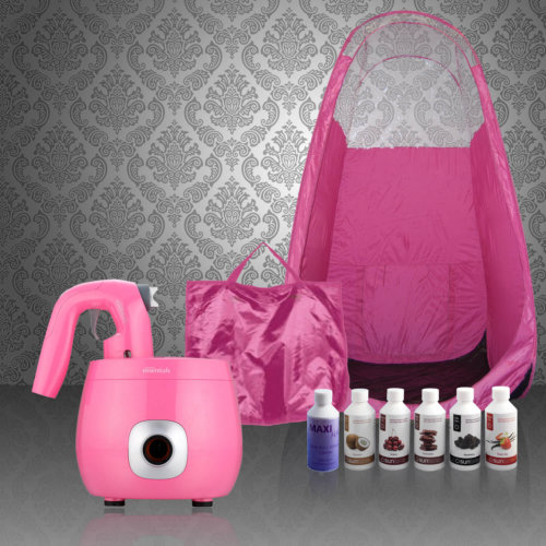 Tanning Essentials Pro V Candy Kit - met roze Tent