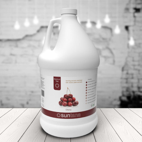 Trade Size ( groothandel fles)  Medium Tan - 4000ml Cherry